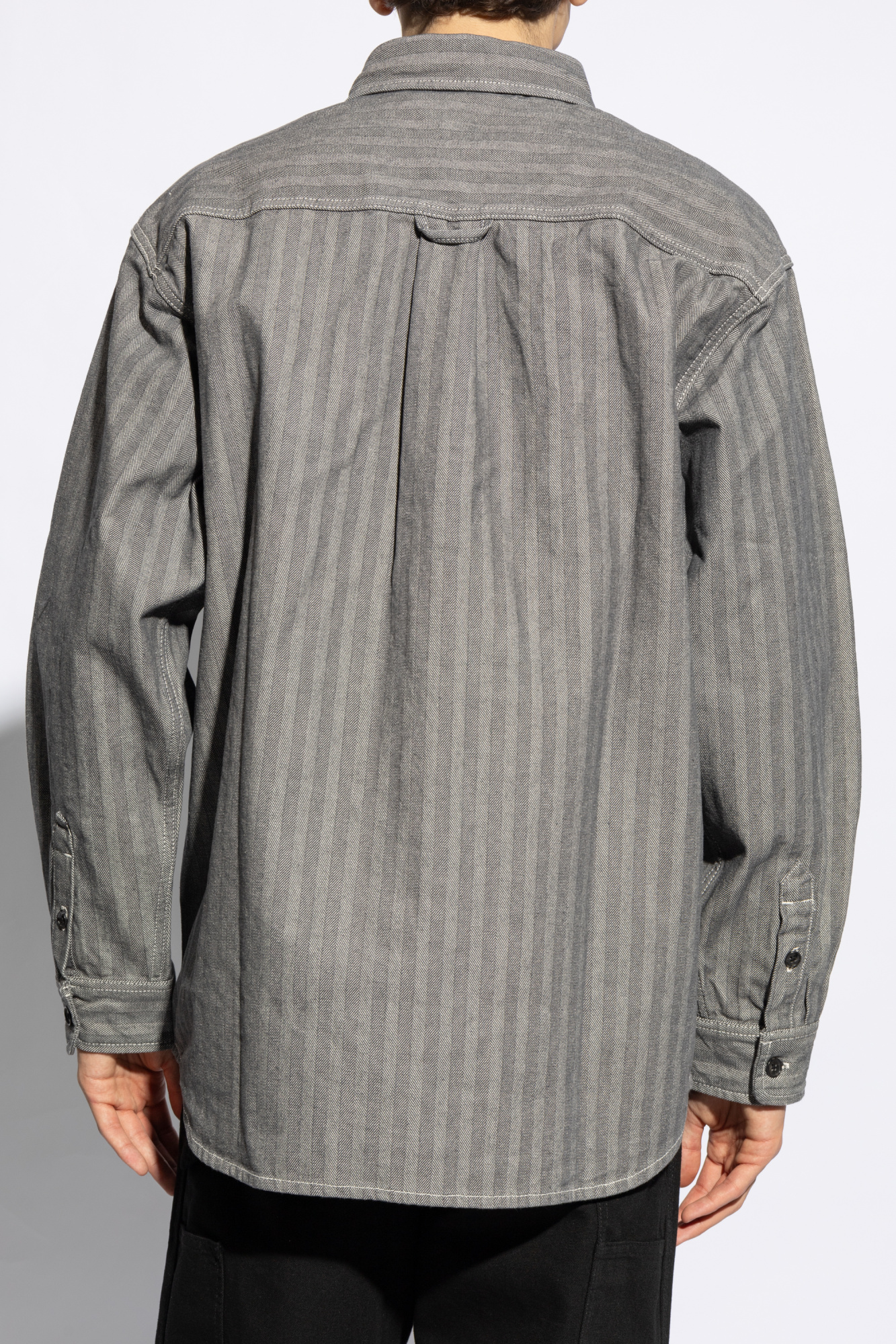 Carhartt hickory stripe shirt best sale